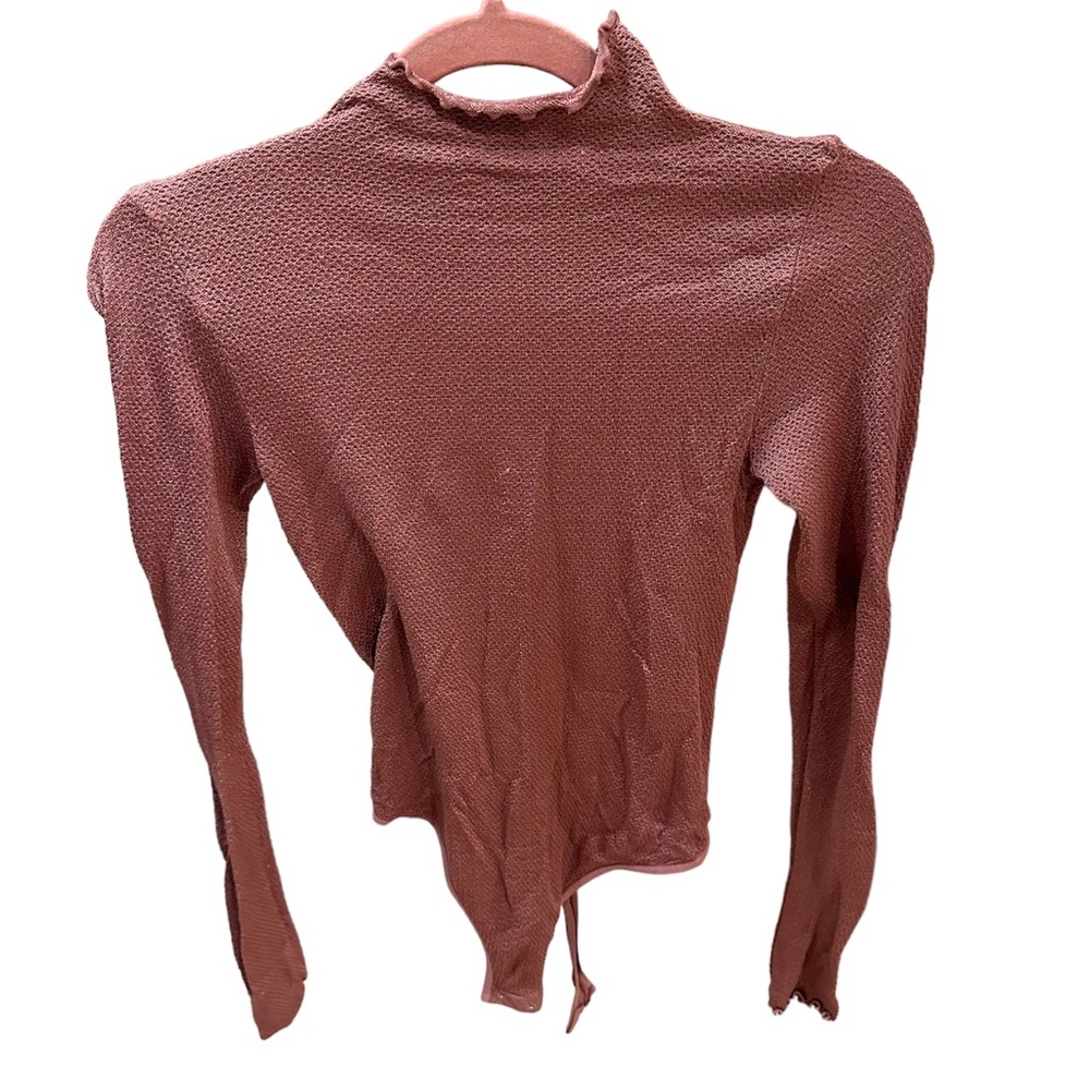 Free People Rose High Neck Bodysuit